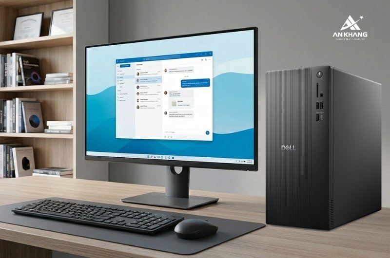 M&aacute;y t&iacute;nh để b&agrave;n Dell Tower ECT1250 DT-U5-16-512G dễ d&agrave;ng mở rộng m&agrave; kh&ocirc;ng cần dụng cụ