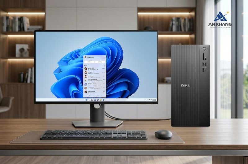 M&aacute;y t&iacute;nh để b&agrave;n Dell Tower ECT1250 DT-U5-16-512G mạnh mẽ, bền bỉ, tối ưu đa nhiệm, dễ d&agrave;ng n&acirc;ng cấp
