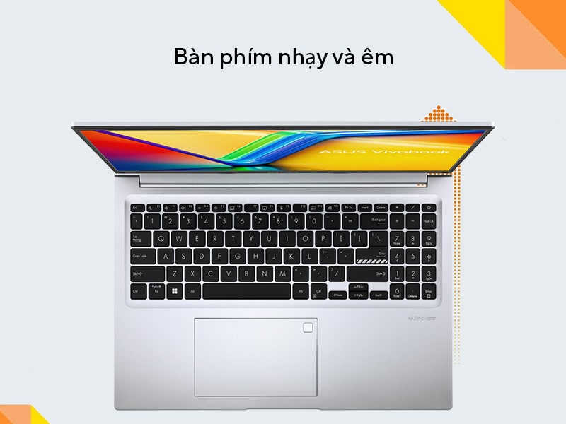 Vivobook 16 M1605YA-MB303W - Bàn Phím Nhạy Và Êm