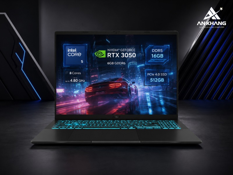 Laptop ASUS Gaming V16 V3607VJ-TK189W được trang bị hiệu năng đáp ứng đa dạng nhu cầu từ học tập, làm việc đến giải trí