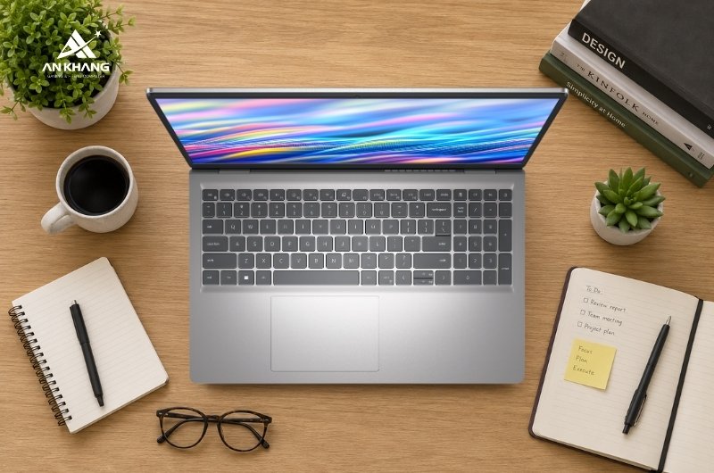 Laptop Dell 15 DC15250 CPH99 sở hữu thiết kế tối giản, bền bỉ đúng chất Dell