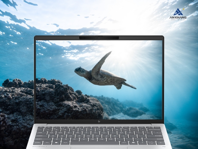 Laptop HP OmniBook 7 Aero 13-bg1087AU BZ7S1PA hiển thị chân thực, sắc nét