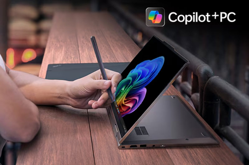 Laptop Lenovo ThinkPad 2025 mới tích hợp NPU, hỗ trợ Windows Copilot+.