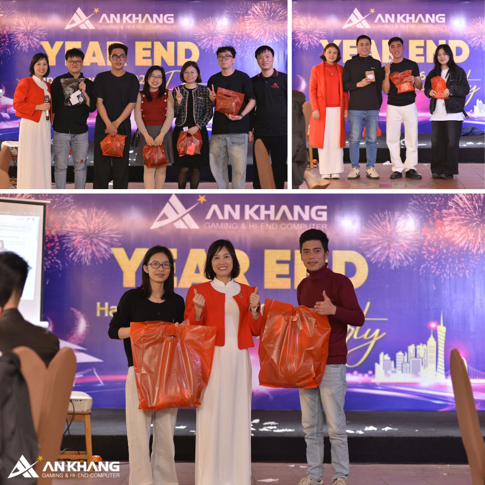 Những khoảnh khắc hồi hộp và tiếng cười rạng rỡ khi các phần quà may mắn tìm được chủ nhân.