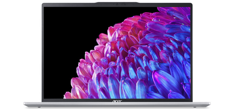 Acer Swift Go 14 sở hữu màn hình IPS (1920x1200), tần số 90Hz, độ phủ màu đạt chuẩn 100%sRGB mang đến trải nghiệm hình ảnh sống động và màu sắc tinh tế.