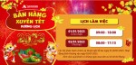THÔNG BÁO LỊCH LÀM VIỆC TẾT DƯƠNG LỊCH QUÝ MÃO 2023