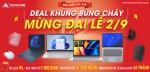CTKM AKC: DEAL KHỦNG BÙNG CHÁY - MỪNG ĐẠI LỄ 2/9.