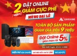 ĐẶT ONLINE GIẢM CỰC PHÊ - MỪNG ĐẠI LỄ 30-4 VÀ 1-5