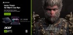 CTKM Acer: MUA LAPTOP GAMING ACER PREDATOR RTX 40 SERIES NHẬN MIỄN PHÍ TỰA GAME BLACK MYTH: WUKONG