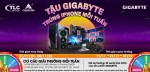 CTKM GIGABYTE: Tậu GIGABYTE - trúng iPhone 16 ProMAX mỗi TUẦN