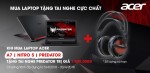 MUA LAPTOP ACER GAMING - TẶNG TAI NGHE PREDATOR