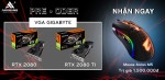 Pre-Oder  hai “bom tấn” VGA GIGABYTE RTX 2080 và RTX 2080Ti nhận ngay chuột Gigabyte Aorus M5 trị giá 1.500.000VNĐ