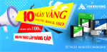 Tặng 10 ngày Vàng dùng thử Ram và SSD + Tặng gói lắp đặt trị giá 200.000VNĐ