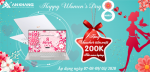 HAPPY WOMEN’S DAY – SALE SẬP SÀN– GIẢM 200K KHI MUA LAPTOP TRONG 3 NGÀY