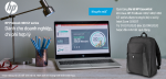 Mua laptop HP tặng Balo - HP Essential Backpack - H1D24AA trị giá 450.000VNĐ