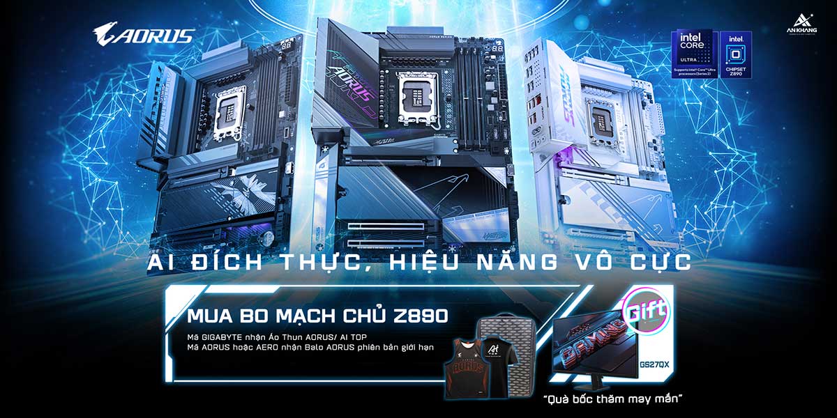 CTKM GIGABYTE: AI ĐÍCH THỰC, HIỆU NĂNG VÔ CỰC VỚI Z890