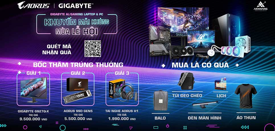 CTKM GIGABYTE - Chương trình mùa lễ hội Q4.2024