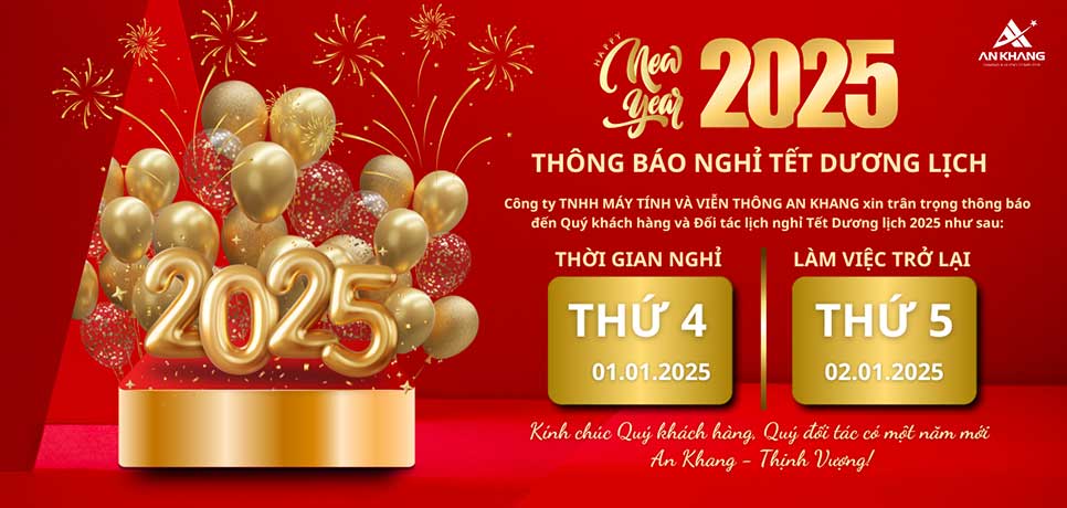 THÔNG BÁO LỊCH NGHỈ TẾT DƯƠNG LỊCH NĂM 2025