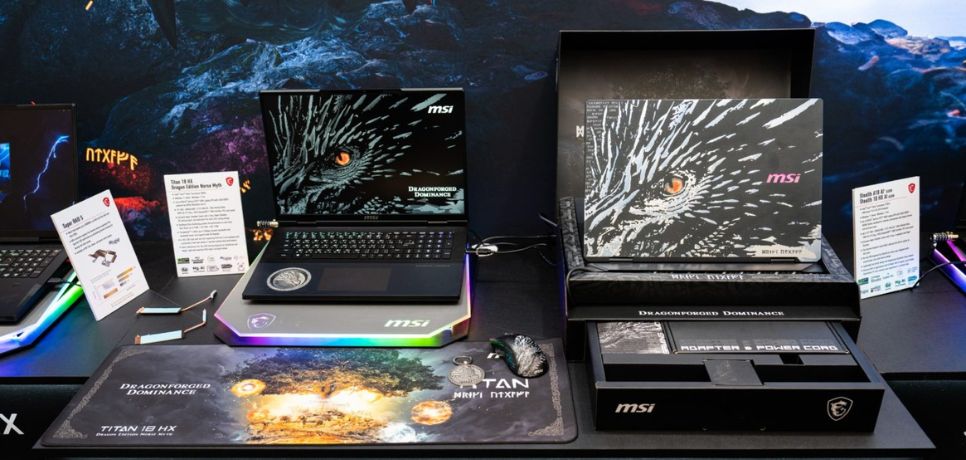 [CES 2025] MSI Titan 18 HX Dragon Edition - Siêu phẩm laptop gaming mới nhất với CPU Intel Core Arrow Lake và GPU RTX 50-series