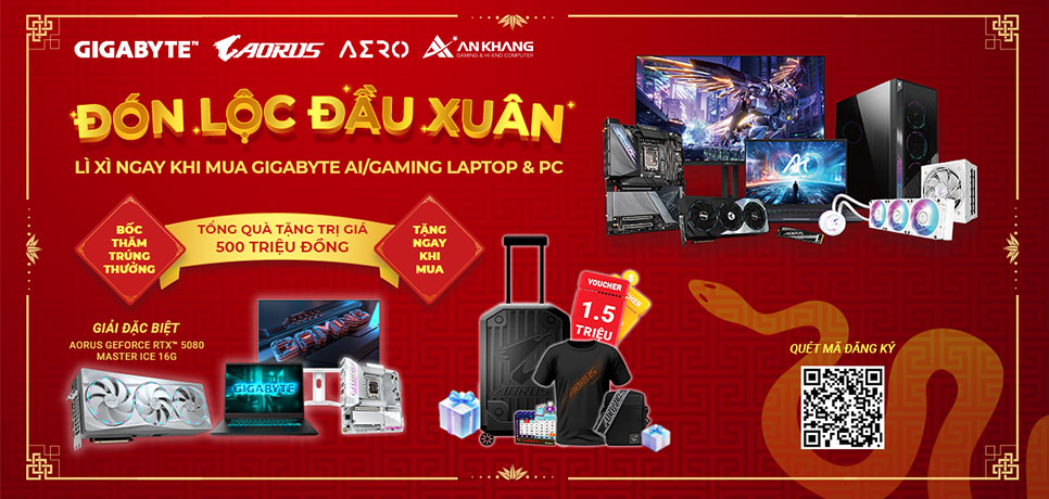 [CTKM GIGABYTE] ĐÓN LỘC ĐẦU XUÂN