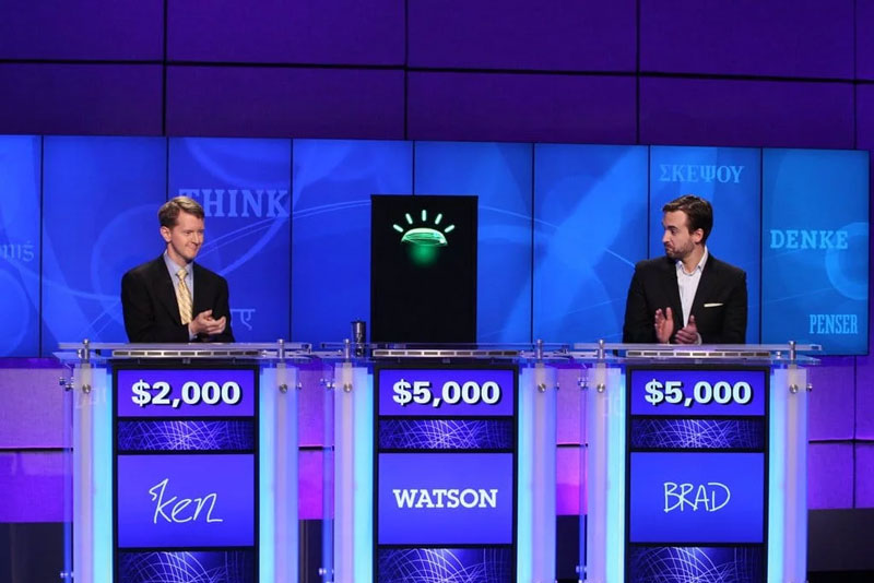 Watson, máy tính trả lời câu hỏi của IBM tham gia game show truyền hình Jeopardy! và đánh bại 2 nhà cựu vô địch