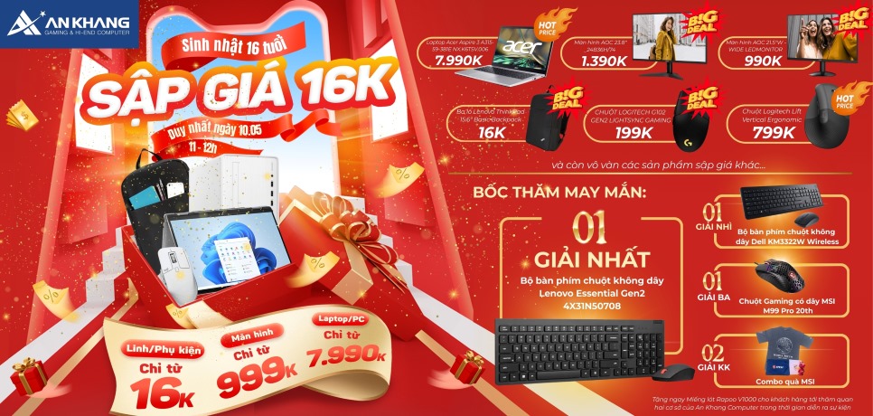 SINH NHẬT 16 TUỔI - SẬP GIÁ 16K