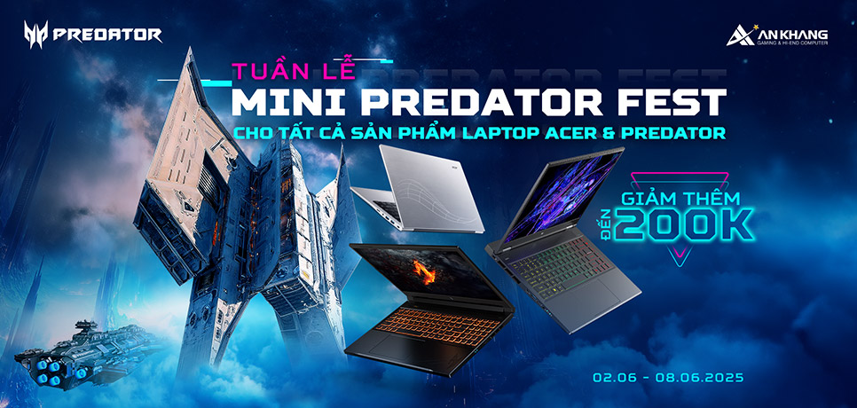 [CTKM Acer]: Tuần lễ Mini Predator Fest Cần Thơ 