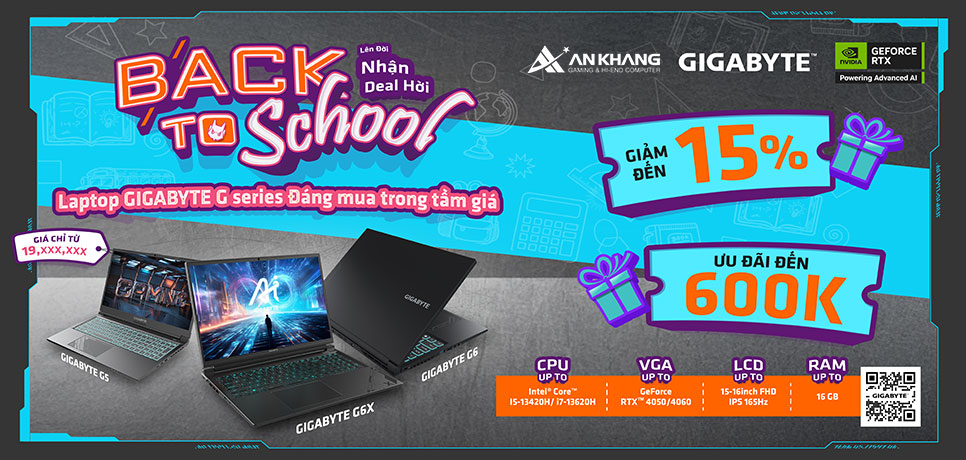 [Gigabyte Back To School 2025]: Lên Đời Nhận Deal Hời