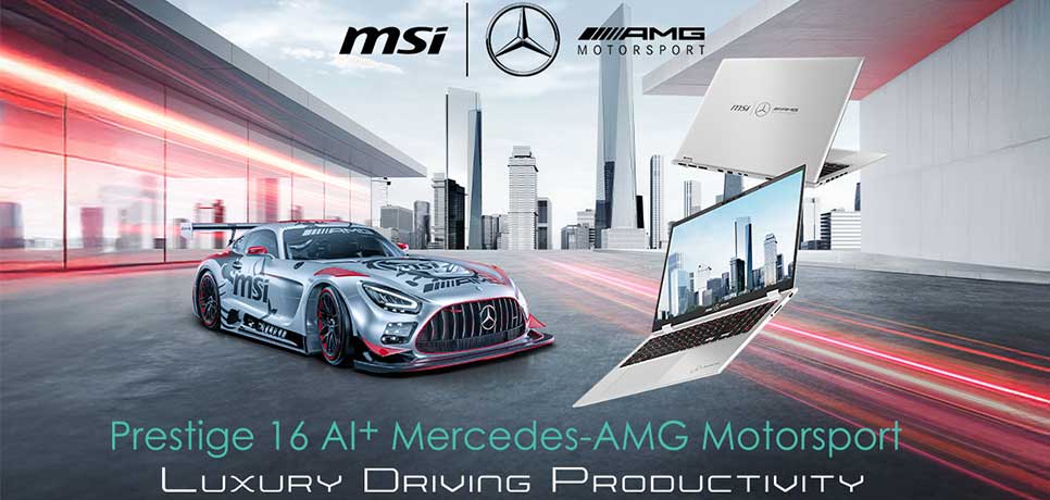 Mẫu laptop phiên bản giới hạn MSI Prestige 16 AI+ Mercedes-AMG Motorsport đã có mặt tại Việt Nam