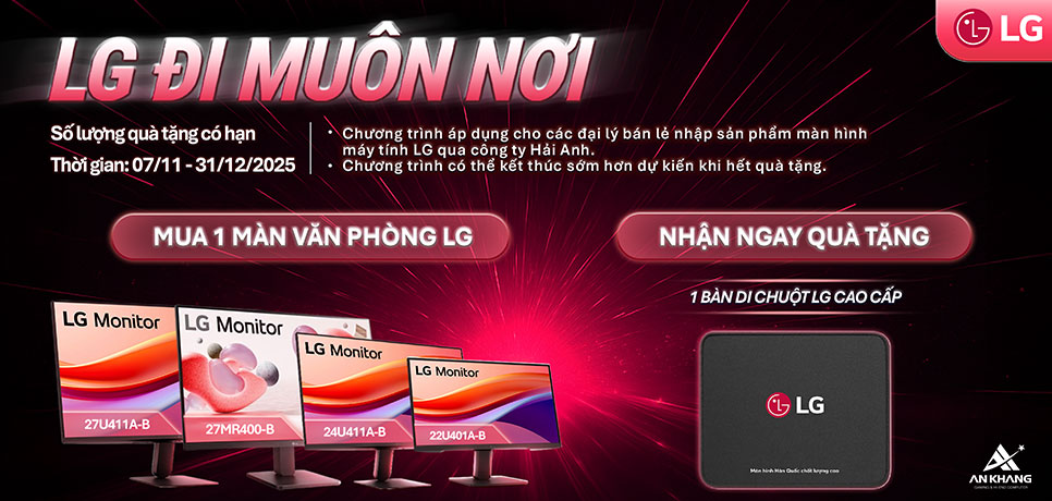 [CTKM LG]: LG Đi Muôn Nơi