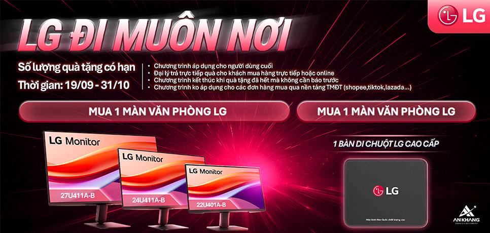 [CTKM LG]: LG Đi Muôn Nơi