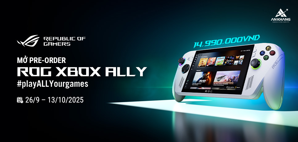 [ASUS] PRE-ORDER ROG XBOX ALLY VÀ ROG XBOX ALLY X - NHẬN QUÀ TẶNG ĐỘC QUYỀN TỪ ASUS ROG