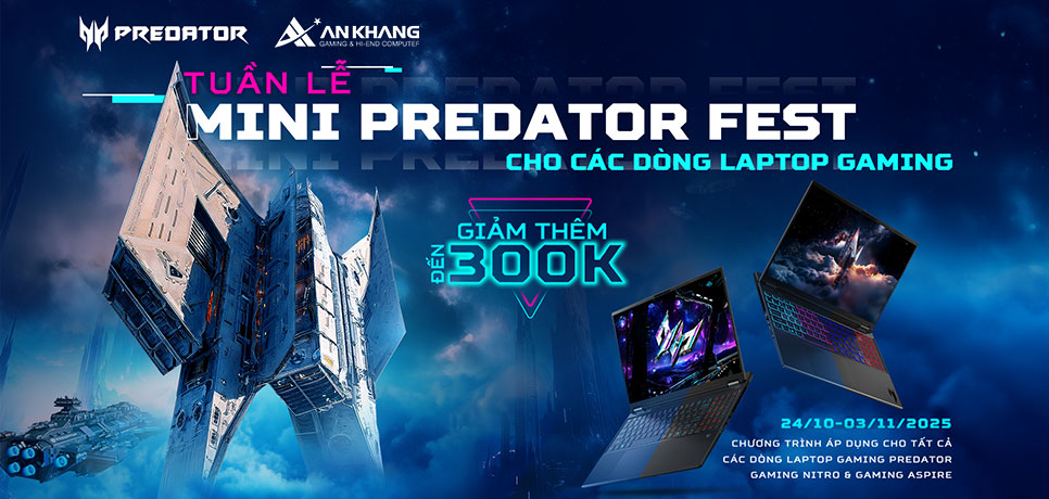 [CTKM Acer]: Tuần lễ Mini Predator Fest TP Hồ Chí Minh