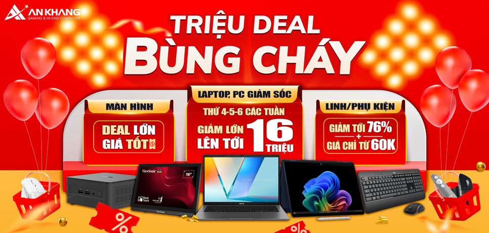 CTKM AKC: TRIỆU DEAL BÙNG CHÁY - Giảm sốc lên đến 16 TRIỆU VNĐ