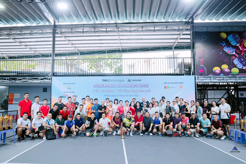 GIẢI PICKLEBALL CHALLENGE 2025 – “DELL & AN KHANG: SÔI ĐỘNG CÙNG ĐAM MÊ” BÙNG NỔ THÀNH CÔNG!