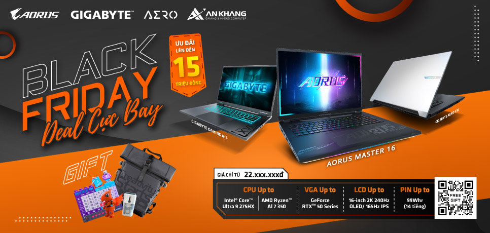 [CTKM GIGABYTE]: BLACK FRIDAY - DEAL CỰC BAY