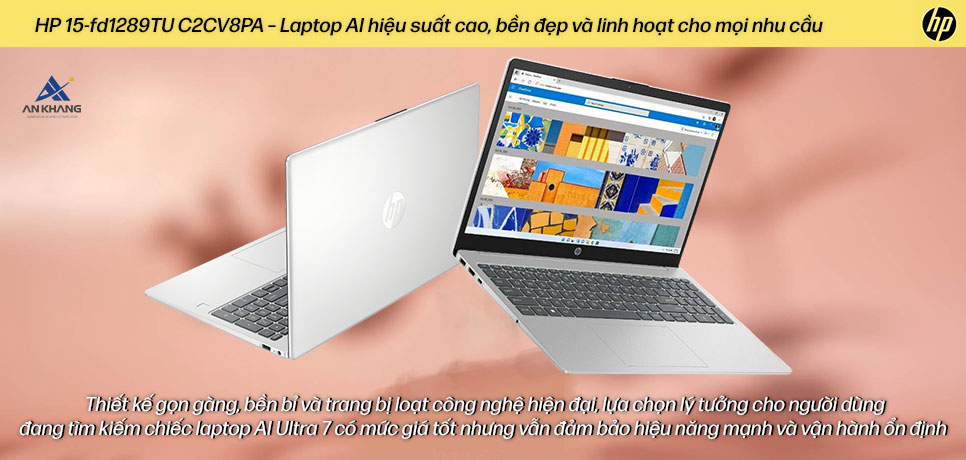 Review laptop HP 15-fd1289TU C2CV8PA – Laptop AI hiệu suất cao, bền đẹp và linh hoạt cho mọi nhu cầu