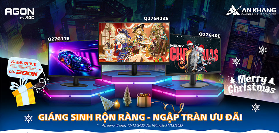 [CTKM AOC]: Giáng Sinh Rộn Ràng, Ngập Tràn Ưu Đãi