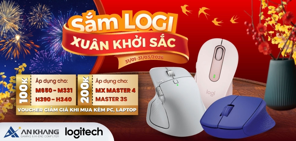 [CTKM Logitech x An Khang]: Khai Xuân Như Ý - Nhận Lì Xì Cực Khủng