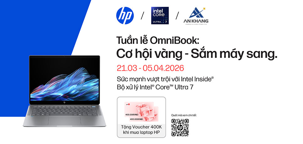 HP Store Roadshow Tháng 03/2026 ~ Tuần lễ OmniBook: Cơ hội vàng - Sắm máy sang
