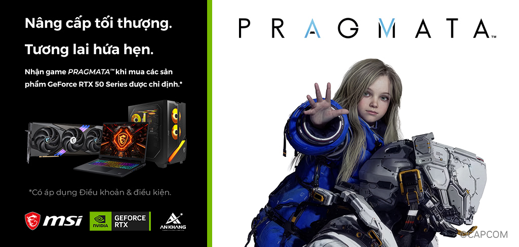 [CTKM MSI]: Nhận game bản quyền PRAGMATA khi mua laptop MSI RTX 50 Series