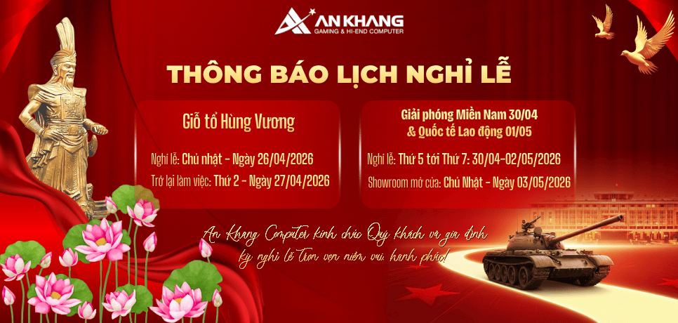 THÔNG BÁO LỊCH NGHỈ LỄ: GIỖ TỔ HÙNG VƯƠNG, 30/4 & 1/5