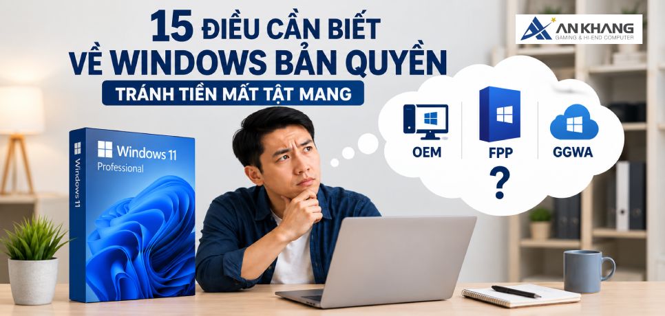 15 điều cần biết về windows bản quyền tránh tiền mất tật mang
