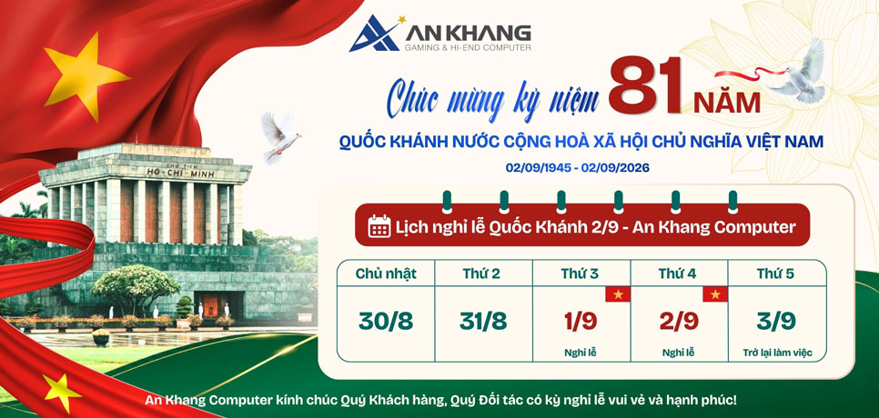 Thông báo lịch nghỉ Lễ Quốc Khánh 02/09/2026