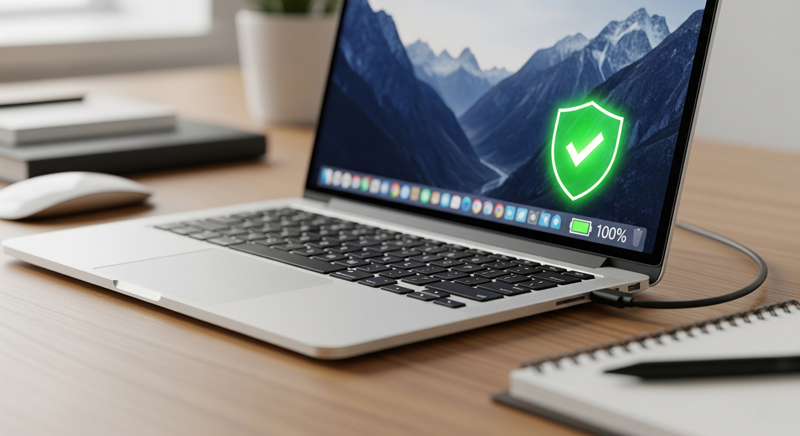 Sạc laptop khi pin đầy 100%