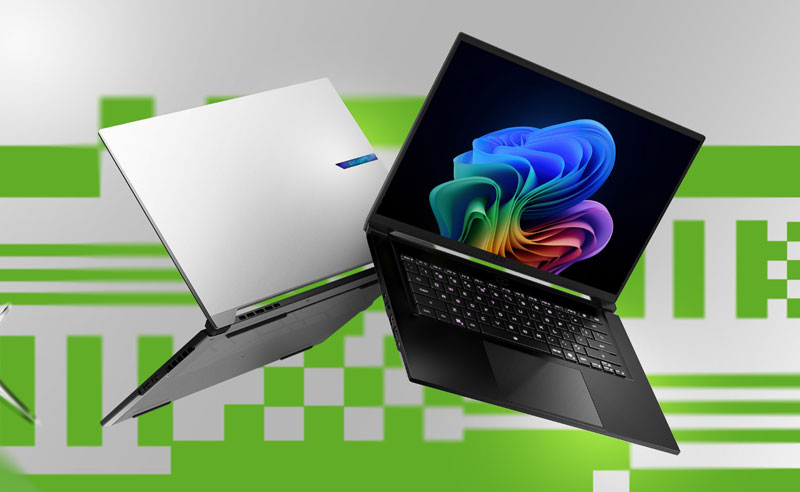 AERO X16 được thiết kế như một “trạm sáng tạo AI” gọn nhẹ, tối ưu cho người làm nội dung và designer thường xuyên di chuyển.