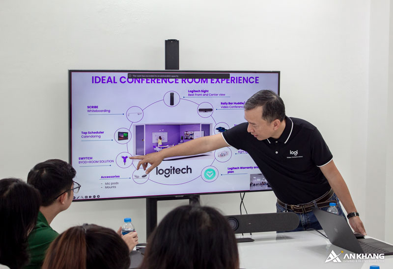Hệ sinh thái Logitech for Business cho phòng họp thông minh