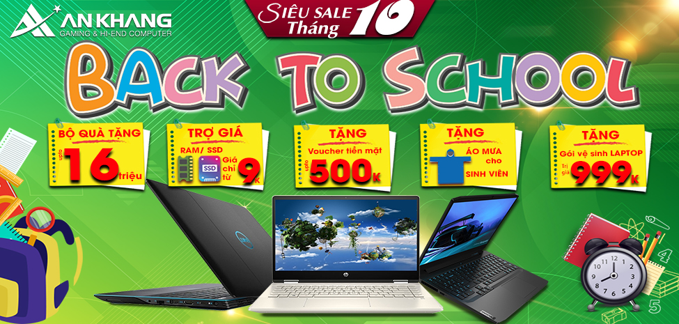 Siêu Sale tháng 10 - Back to School cùng AKC