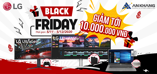 SỰ KIỆN GIẢM GIÁ LỚN NHẤT NĂM – BLACK FRIDAY