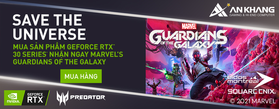 MUA LAPTOP GAMING ACER CHẤT - NHẬN CODE GAME KHỦNG MARVEL’S GUARDIANS OF THE GALAXY